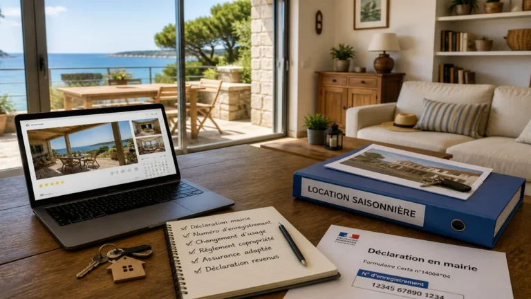 Résidence secondaire en bord de mer préparée pour une location saisonnière légale